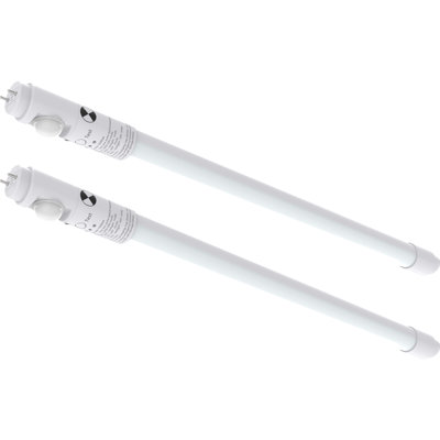 Tube d'éclairage de secours TFT à DEL de 4 pi, batterie de secours, capteur de mouvement à photocellule et PIR, télécommande, à intensité variable, IP4X, télévision en circuit fermé, tube à DEL, éclairage de sortie d'urgence de 120 min et 3 W 300LM, double extrémité, type B, paquet de 2
