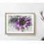 Purple Daisy in Abstract - Picture Frame Painting Print-55765361-55765360