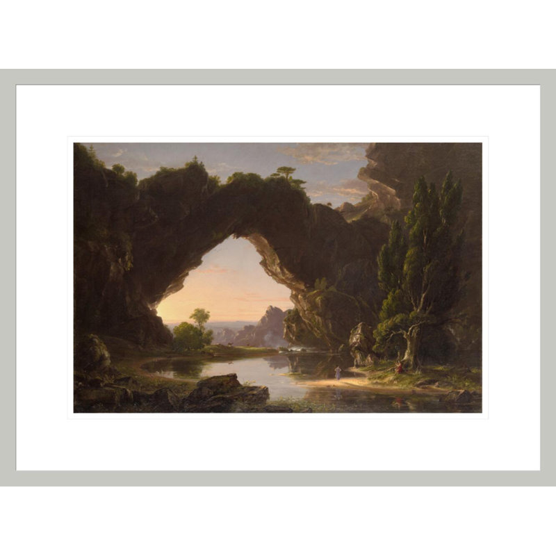«Evening in Arcadia» par Thomas Cole, impression giclée sur cadre, H 16,34 po x l 21,75 po
