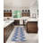 Fiennes Machine Washable Ivory and Blue Area Rug-1521375965