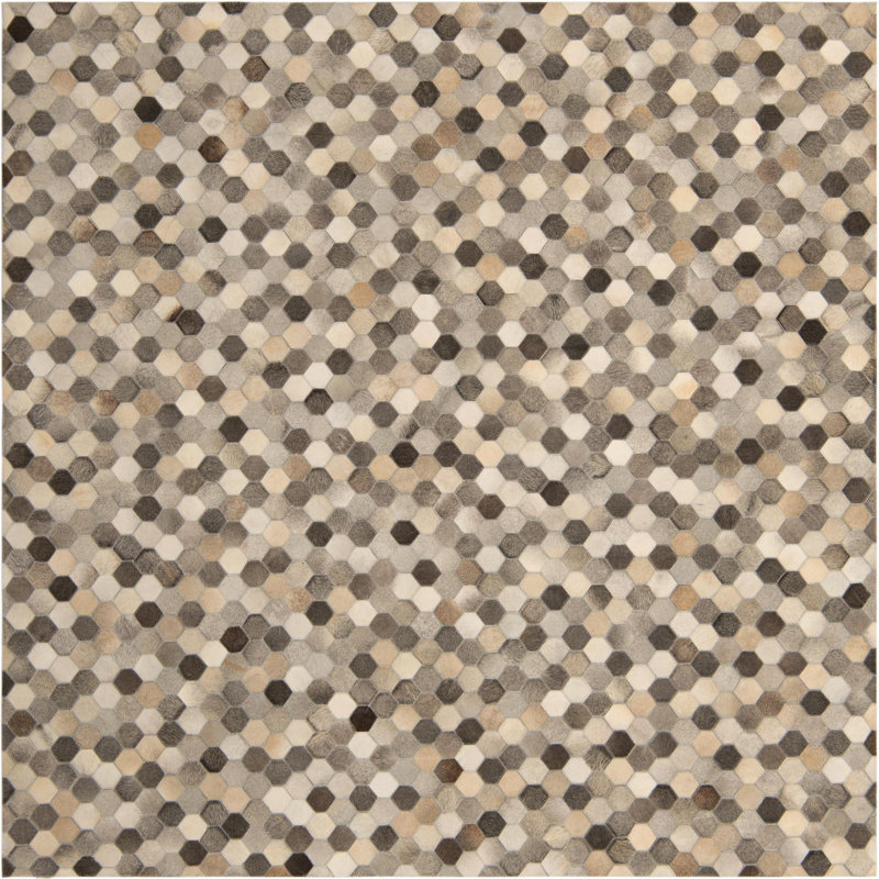 Shasa Abstract Indoor Rug, Square 7'10"