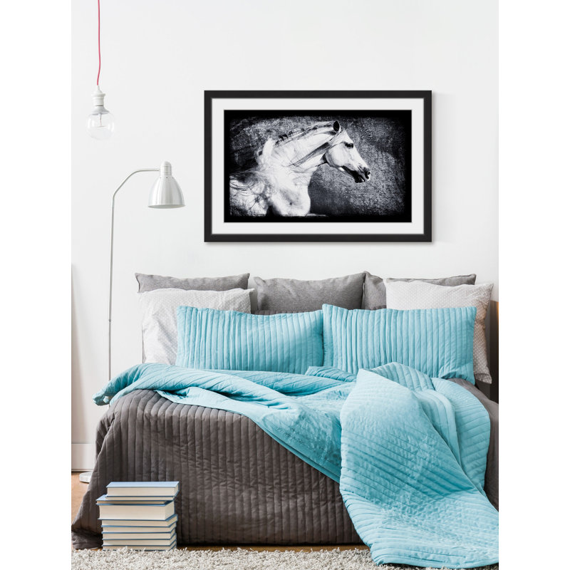 "Andalusian" Framed Print, 24" H x 36" W x 1.5" D