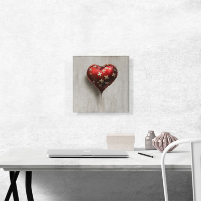" Bandaged Balloon Heart " by Banksy