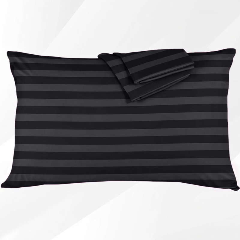 17 Stories Pillow Case, BLACK