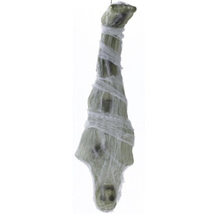 Décoration cadavre squelette suspendu cocon