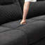 Canapé inclinable manuel de 94,4 po Cezaria