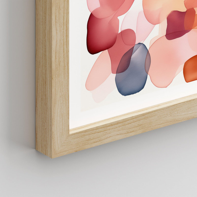 «Abstract Color Block Colorful Illustration Realism Rustic Nature Relax / Calm Multicolor Office» sur papier, Naturel