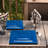 Midnight Blue Square Plastic Dinnerware Value Set - 120 Sets