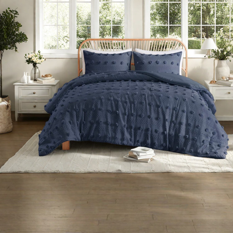 Ensembles de literie en jacquard doux, édredon simple / simple en polyester hypoallergénique TG, style élégant pour la chambre à coucher