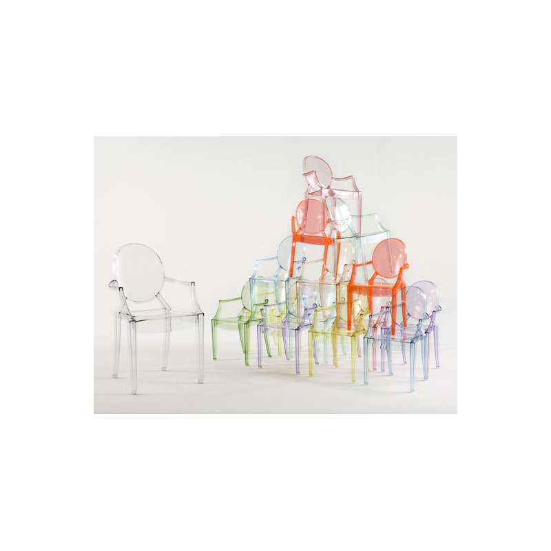 Ghost Outdoor Dining Armchair, Sky Blue