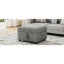 26,6 po en gris pour le salon et la chambre à coucher, rangement, siège en velours côtelé avec rangement mobile et confortable