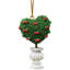 Ornements de Noël arbre topiaire - 2,5 po - ensemble de 4