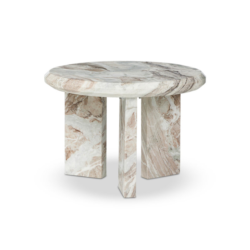 Dakota Marble Coffee Table, White