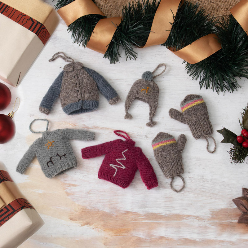 Ornements en laine Eco Winter Warmers