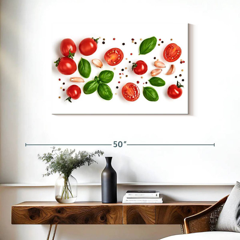 Yarlin Tomato Basil And Spices, 24" H x 36" W