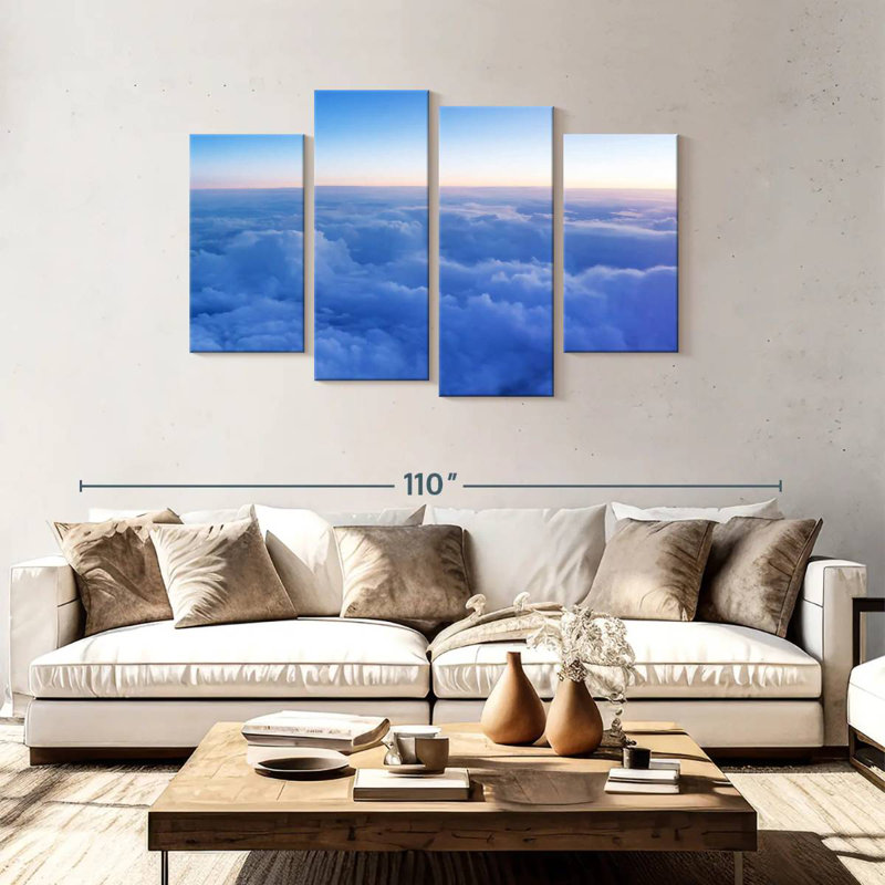 Alvord Blue Sky Clouds, 48" H x 75" W