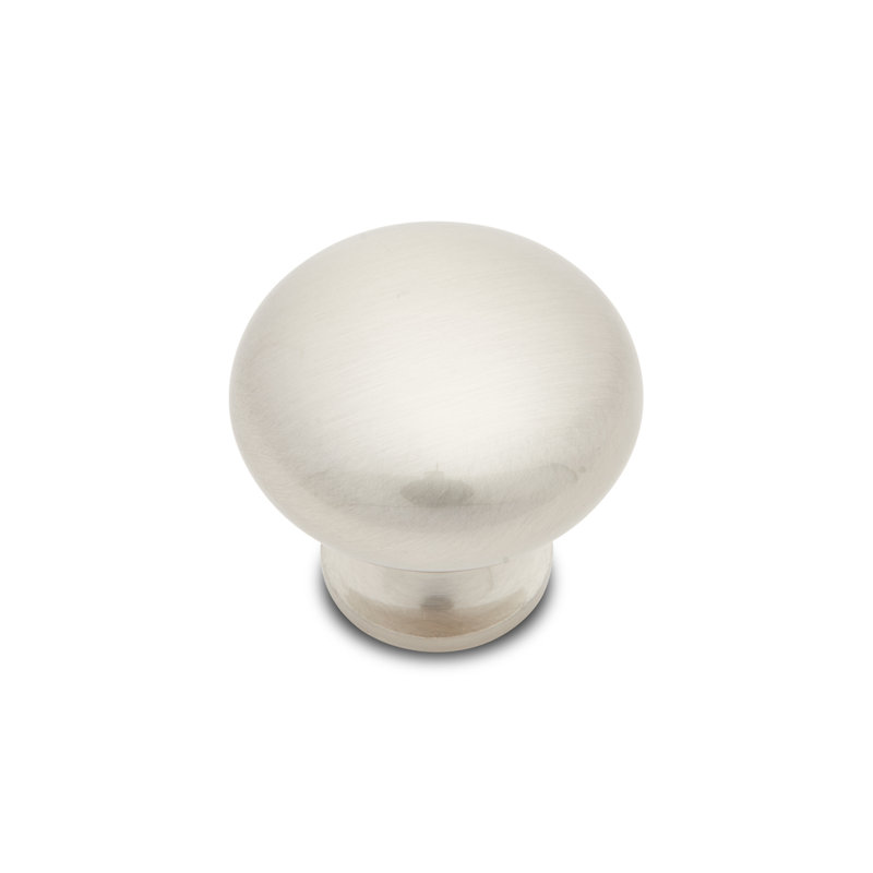 CK Series 1 1/4" Diameter Mushroom Knob, 1.25" H x 1.25" W x 1.06" D, Satin Nickel (Pewter)