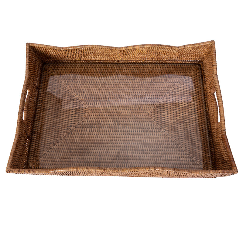 Landry Coffee Table Tray, Honey Brown, Honey Brown