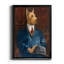 «Inspector Dog Leash», reproduction sur toile encadrée-590251379-590251381