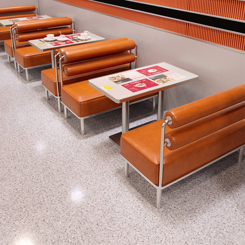 Banc de bar en similicuir restaurant Cafe Burger Shop