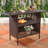 Table de bar en rotin