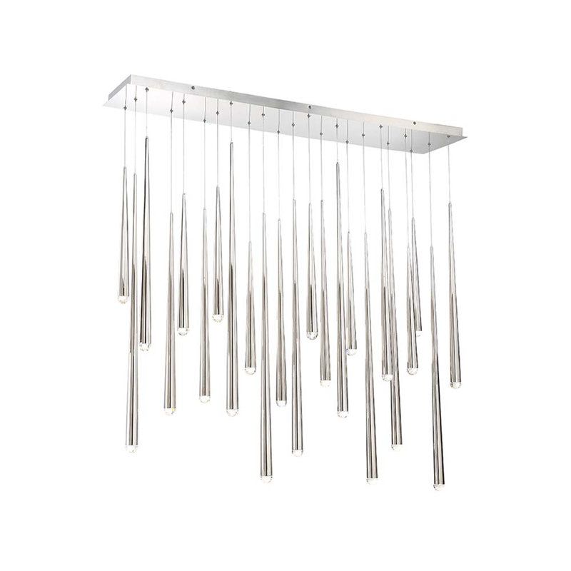 Luminaire suspendu en forme de goutte à DEL Cascade