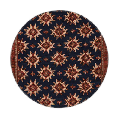 Persian Purple Indoor and Outdoor Area Rug