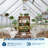 8×10 ft Outdoor Polycarbonate Greenhouse, Walk-In with Quick-Setup Aluminum Frame, Adjustable Roof Vent-124605517-124605525