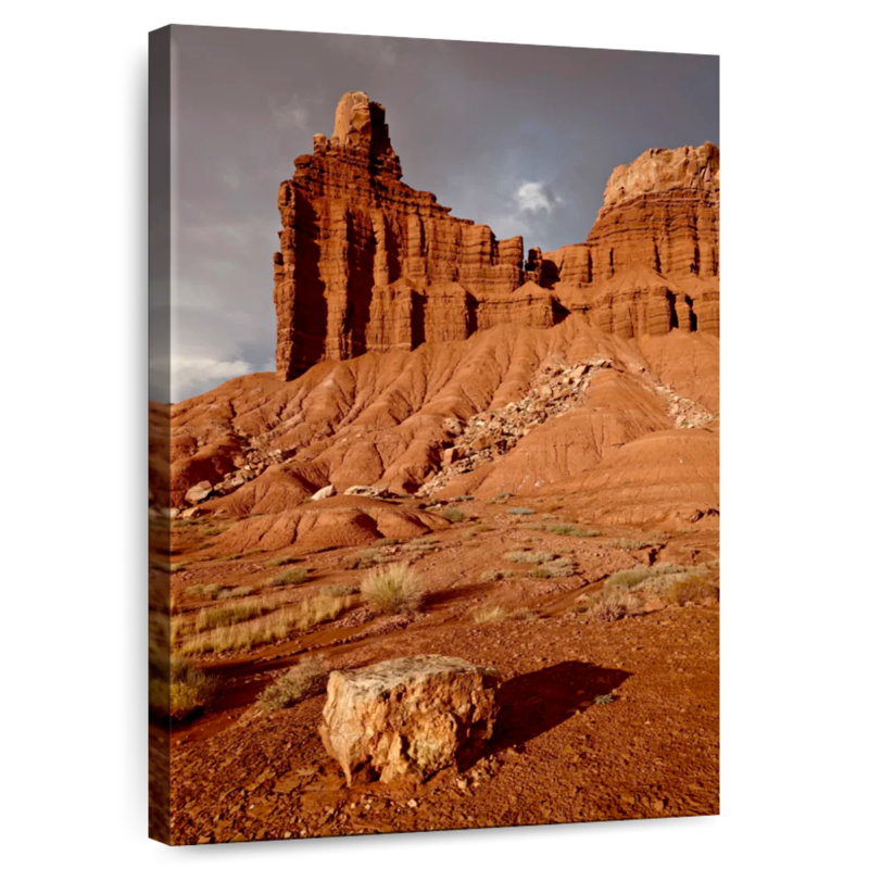 Alvord Chimney Rock In Capitol Reef, 24" H x 16" W