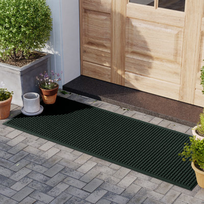 WaterHog Non-Slip Solid Color and Geometric Doormat