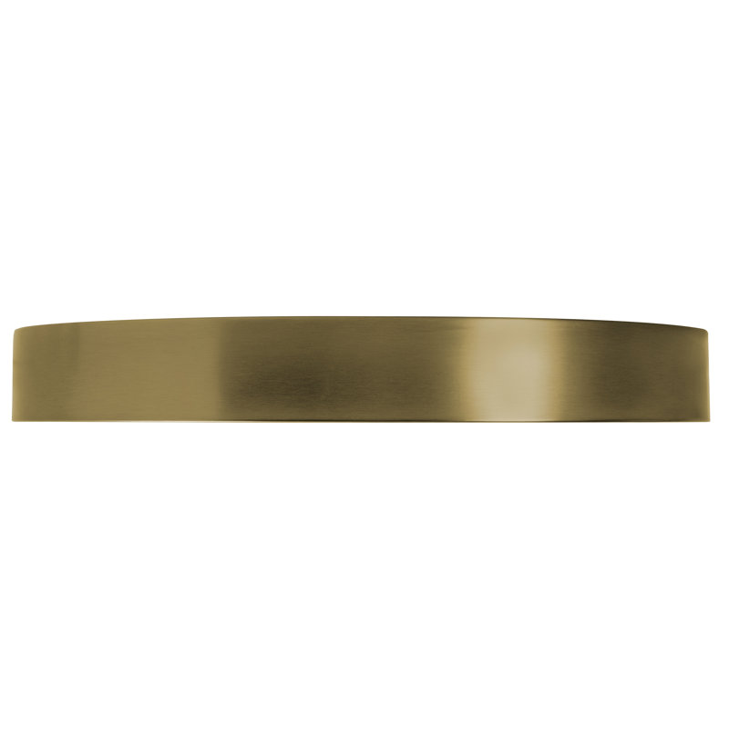 Bailey 12'' LED Flush Mount, Light Antique Brass, 2.5" H x 19" W x 19" D