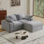 Canapé modulaire modulaire, 3 sièges, canapé modulaire compressé de style minimaliste moderne, canapé-lit pour le salon, canapé confortable avec canapé et repose-pieds-2070450758-2070450755