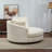 Oversized Slipcovered Accent Barrel Chair-108658059