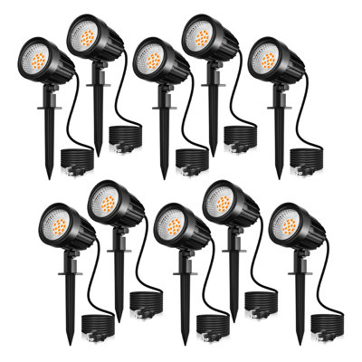 Projecteur à DEL intégré en laiton satiné encastré (paquet de 10)