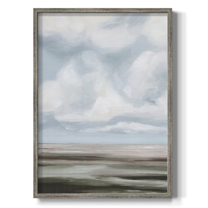 «Dilutes Plains I», reproduction encadrée - bois massif, H 11 po x l 9 po