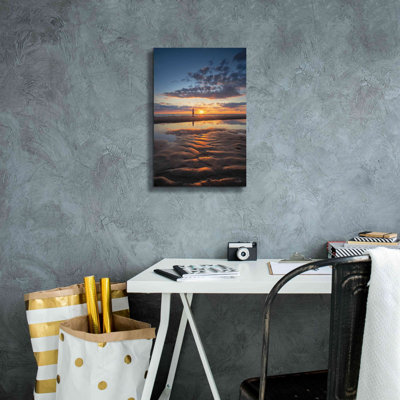 'Peaceful Sunset' by Martin Podt, Giclee Canvas Wall Art