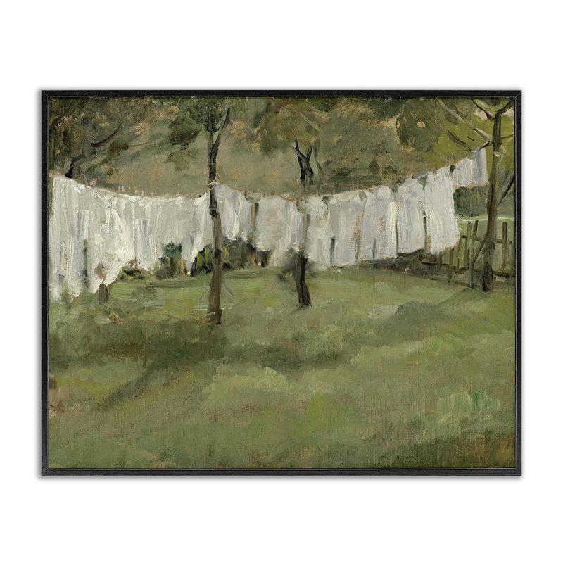 Art abstrait de giclée encadrée noire avec lettrage et doublure, Giclée encadrée noir minuit, H 24 po x l 30 po