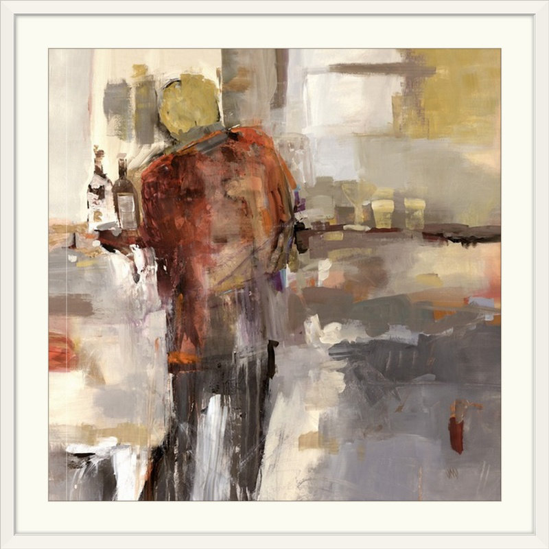 Tolya «Cocktail Hour», reproduction d'art Aniha, H 24 po x l 24 po x P 1,5 po, Toile