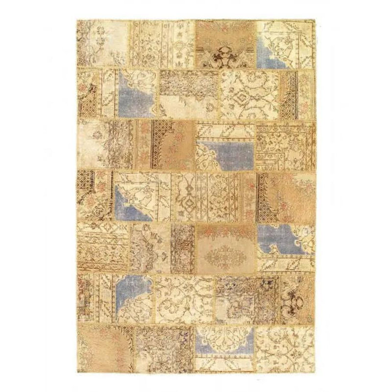 Tapis beige unique de 6 pi 2 po x 9 pi 2 po Leib