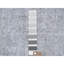 Tapis unique gris de 6 pi 6 po x 9 pi Wykeith