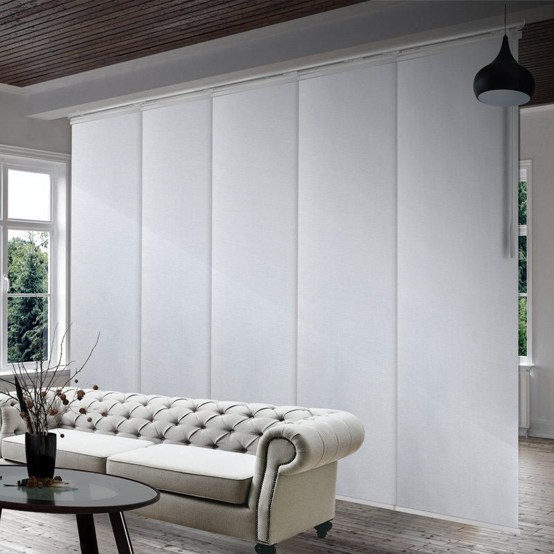 Rail extensible simple Cadet, largeur de panneau 23,5 po, L 58 po x L 94 po, Gris clair