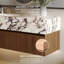 Armoire de salle de bain de luxe moderne 48 po avec plateau en pierre frittée, meuble-lavabo flottant avec tiroir en U-483848563-483848564