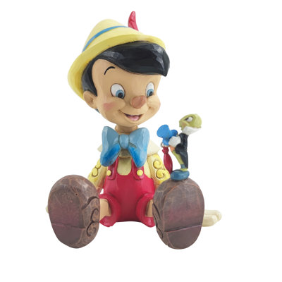 Disney Traditions by Jim Shore Pinocchio and Jiminy Cricket Figurine 5.75 Inch