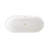 67 Inch Bathtub in Glossy White with Trim-105507089