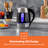 Geepas 2 Slice Bread Toaster & 1.7L Illuminating Electric Kettle Combo