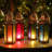 Large Hex Glass Tealight Lantern-110273536