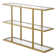 Challen 42'' Glass Top Console Table