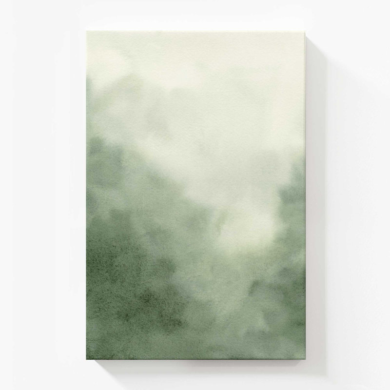 Muted Forest Shadows II Canvas Print in a Gold Frame, Stretched Canvas, 60" H x 40" W x 1.25" D