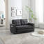 Canapé à 3 volets, canapé-lit futon convertible, causeuse peu encombrante, canapé-lit escamotable pour le salon, tissu en velours de lin