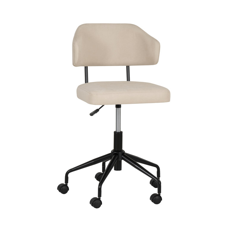 Tessa Swivel Office Chair, Beige